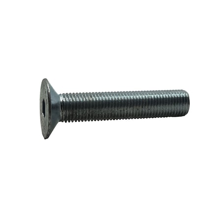 #10-32 Socket Head Cap Screw, Zinc Plated Steel, 3/8 In Length